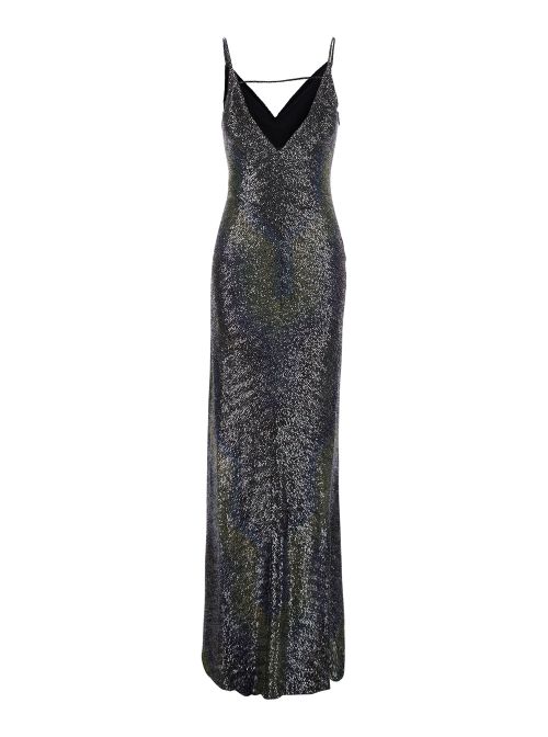 Sequin-Embellished Dress — Multicolor