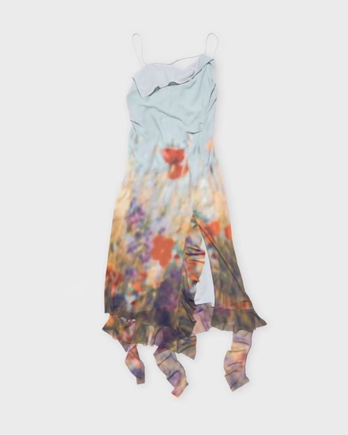 Acne Studios Dress Ruffle Strap Dusty blue