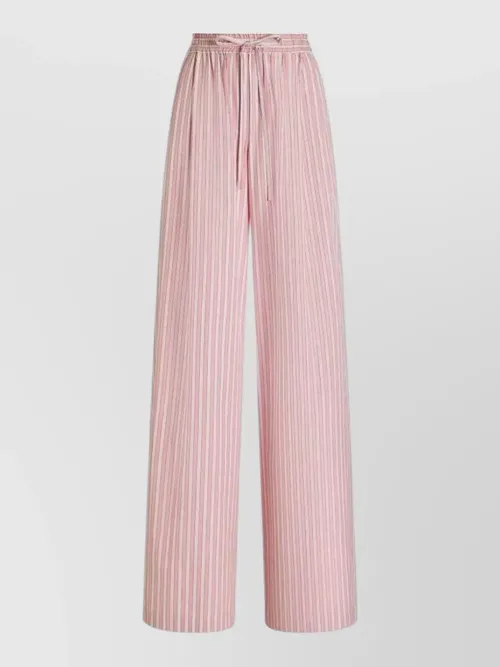 Dolce&Gabbana - high rise striped lounge pant