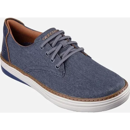 Men's Skechers Hyland - Ratner Cotton Men's Navy Lace-Up Shoes - Size: 10