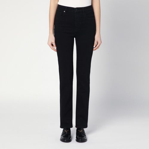 Black straight-leg jeans The Pencil