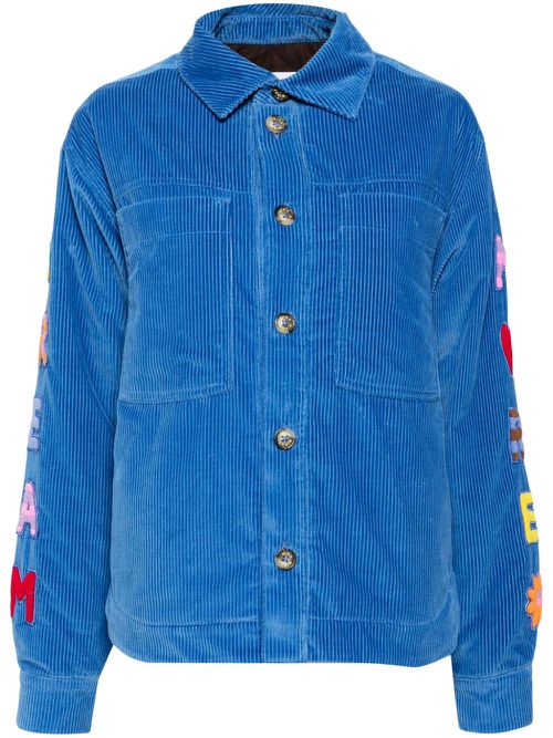 Dream More corduroy jacket - Blue