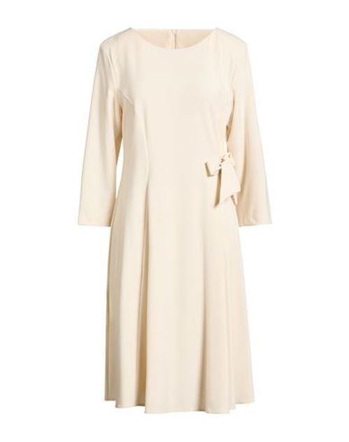 Woman Midi dress Ivory Size 8 Polyester, Viscose, Elastane