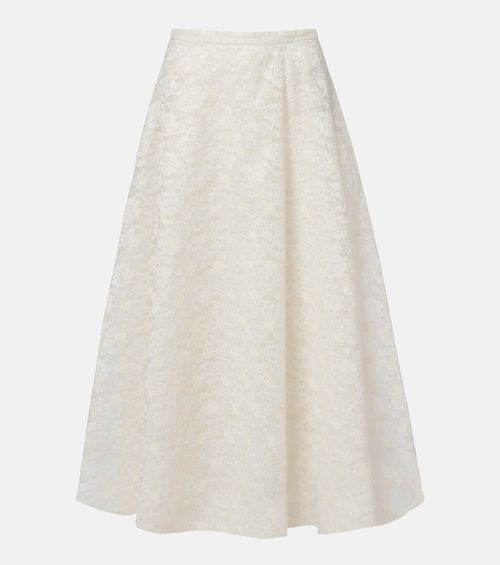Avena embroidered midi skirt
