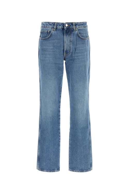 Five-Pocket Denim Jeans — Blue