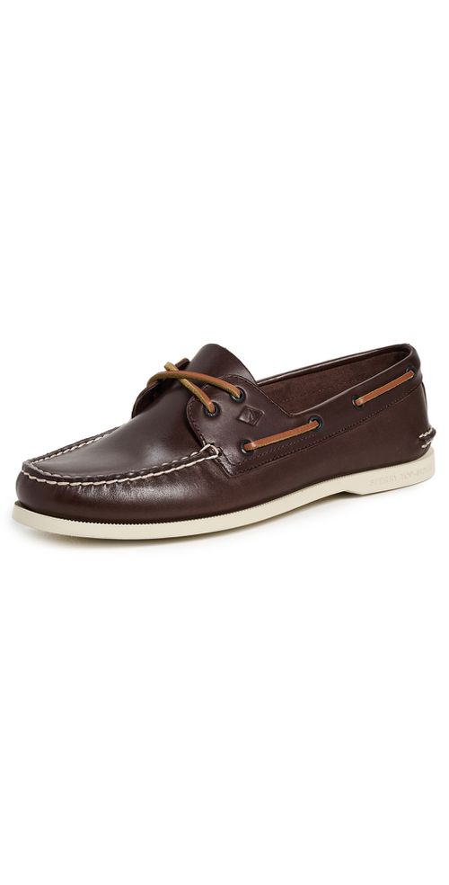 Authentic Original 2 Eye Leather Boat Shoes Brown