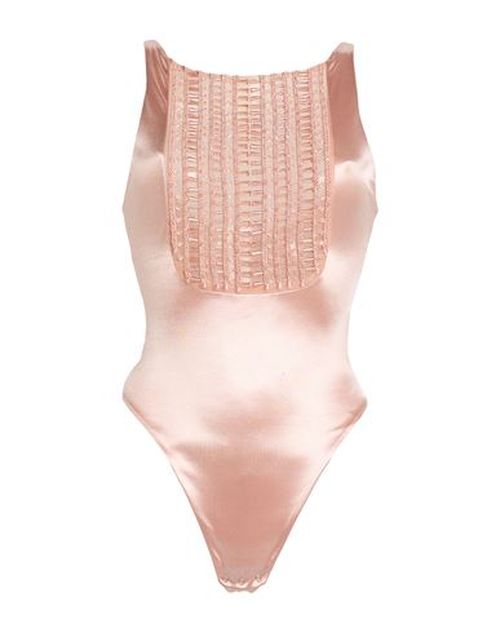 Woman Bodysuit Blush Size 2 Polyamide, Elastane