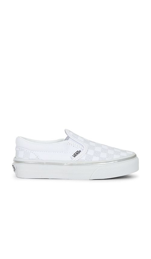 Vans Kids Classic Slip-On in White. 13. Also , 11, 11.5, 12