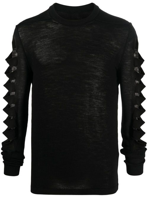 Cut-out detail jumper - Black