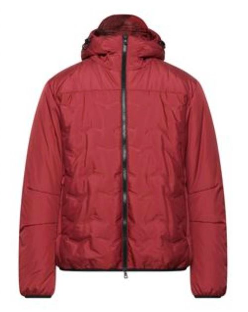 Men's Puffer Jacket In Red