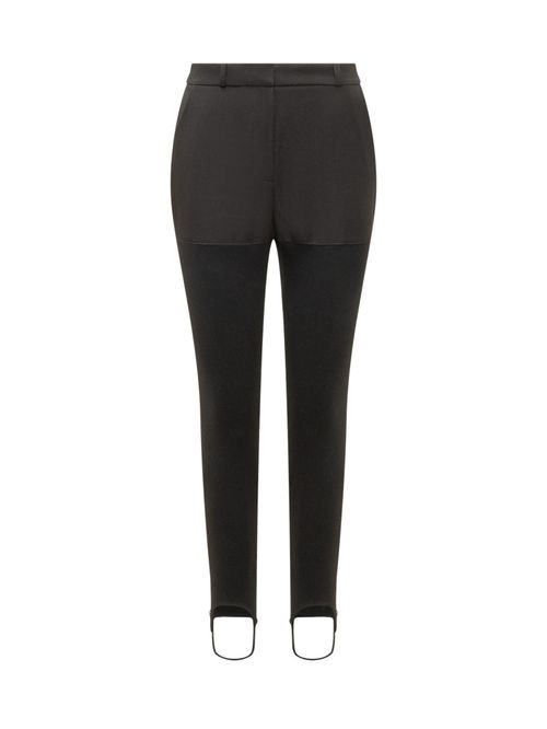 Black Slim Flat Front Pants