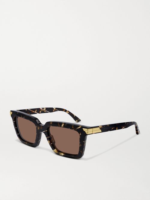 Oversized Square-frame Acetate Sunglasses - Tortoiseshell