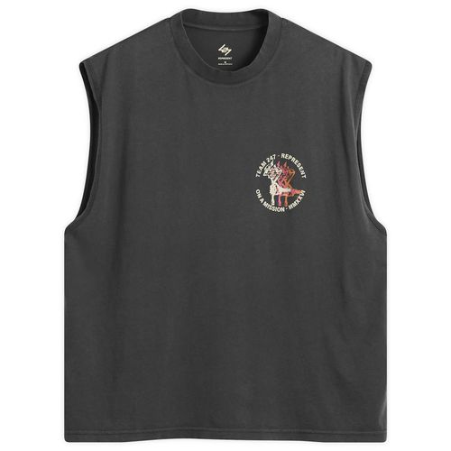 Men's Torch Crop Tank Washed Black
