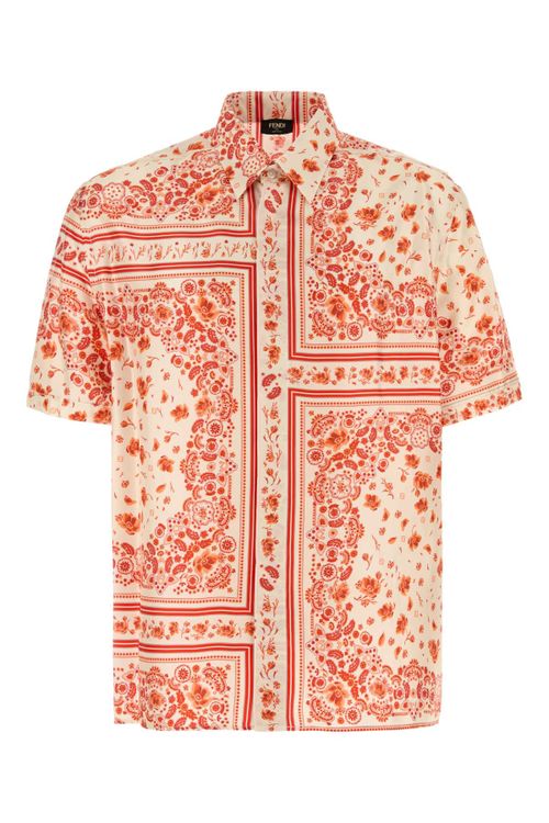 Silk Shirt — Red