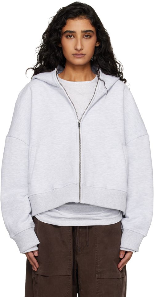 Gray Eternal Zip Hoodie