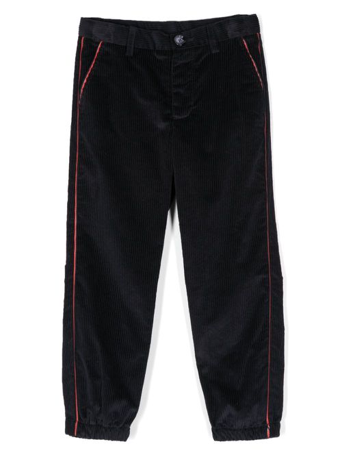 Tapered corduroy trousers - Blue