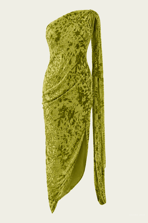 Sarai Gown in Chive