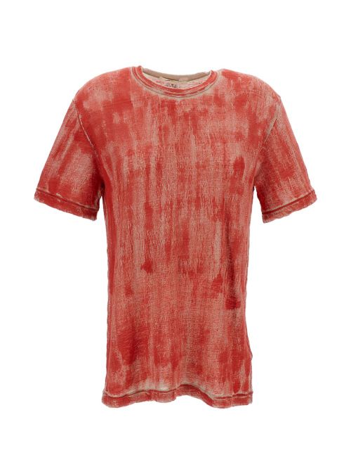 Linen T-shirt — Red