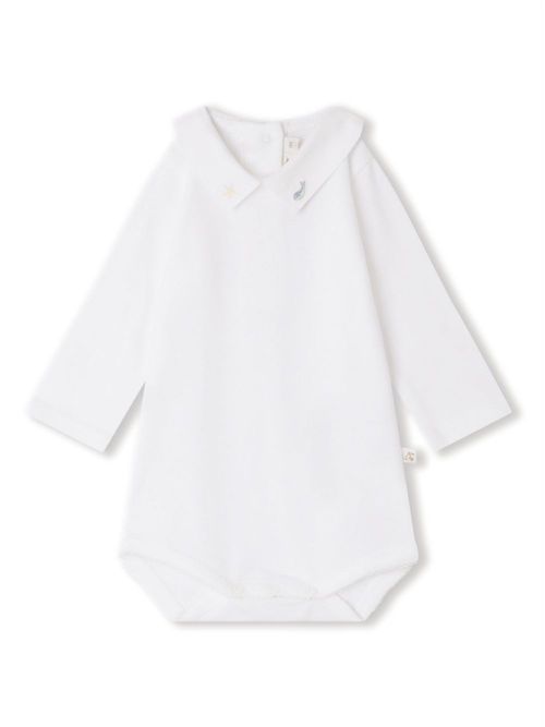 Juillet cotton bodysuit - White