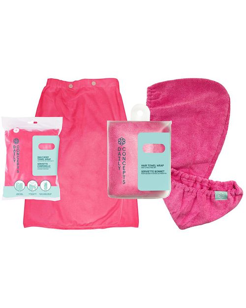 Daily Body Towel + Daily Hair Towel