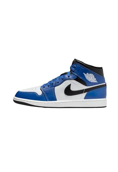 Air Jordan 1 Mid Men's Shoes (DQ8426-402, Game Royal/White/Black)