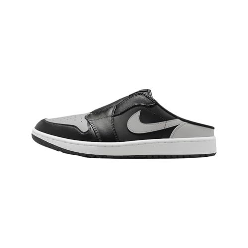 Air Jordan Mule Golf Shoes (FJ1214-003, Black/White/Medium Grey)