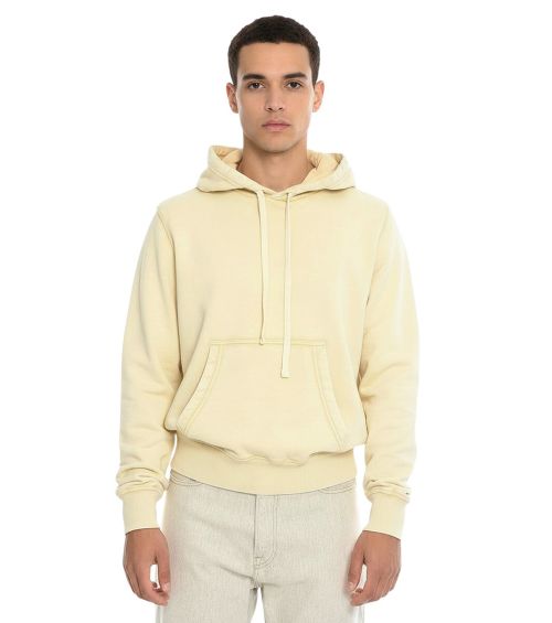 Light Yellow Solid Hoodie