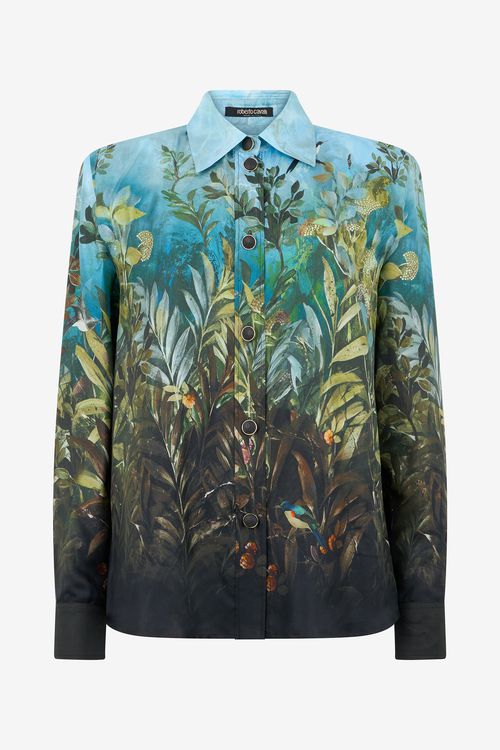 Eden Print Silk Shirt
