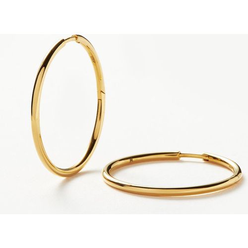 Classic Medium Hoop Earrings | Gold Vermei