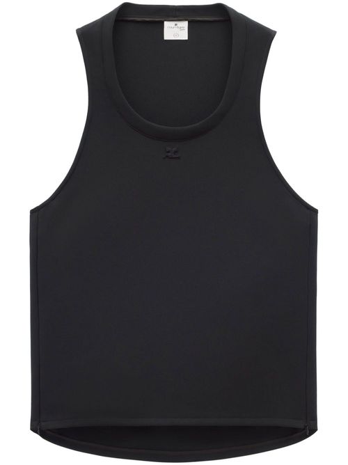 Holistic twill tank top - Black