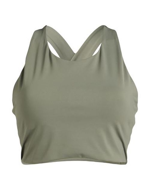 Woman Top Military green Size 8 Nylon, Elastane
