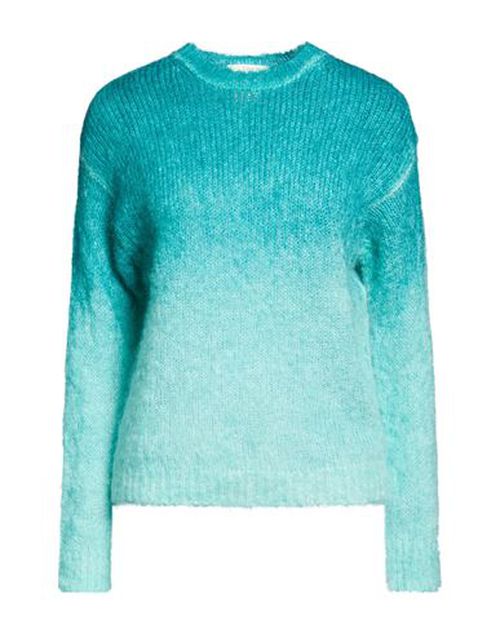 Woman Sweater Turquoise Size ONESIZE Mohair wool, Polyamide, Elastane