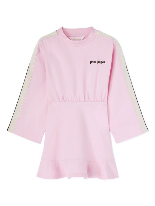 Printed crew-neck dress - Pink
