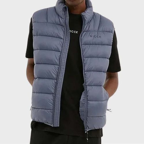NICCE Skyline Mens Light Blue Gilet - Size Medium