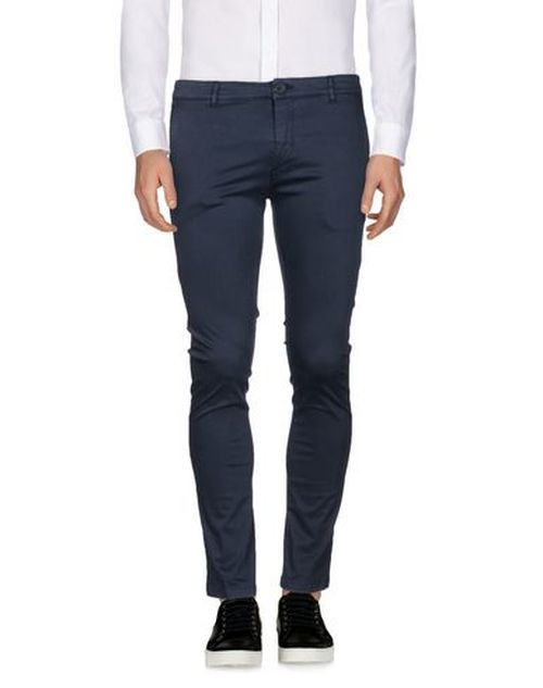 Man Pants Midnight blue Size 40 Cotton, Elastane