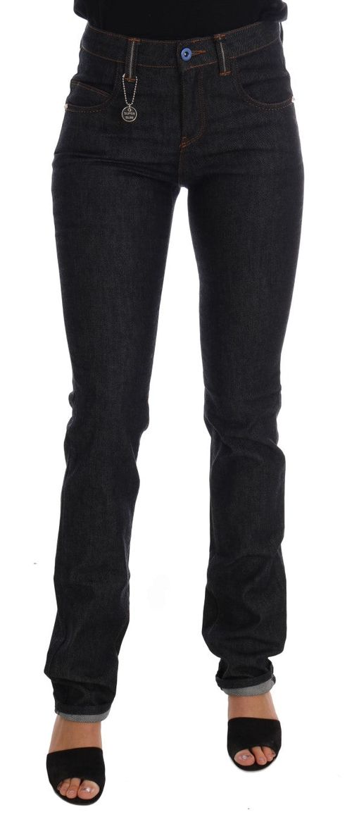 Cotton Stretch Slim Fit Jeans — Black