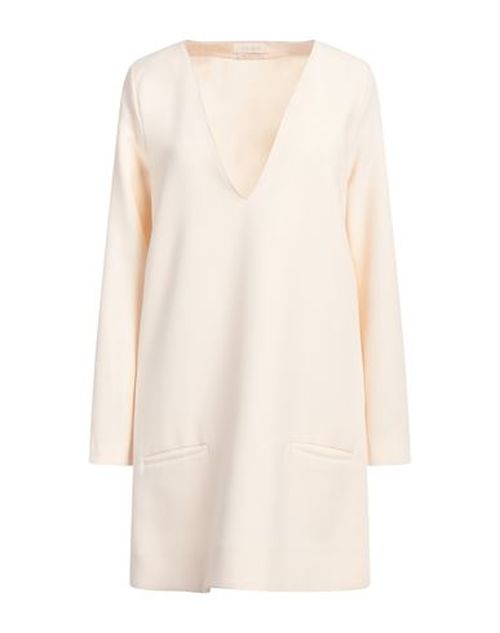 Woman Mini dress Ivory Size 00 Recycled polyester, Polyester, Viscose, Elastane