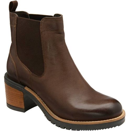 Ravel Brown Leather 'bray' Ankle Boot