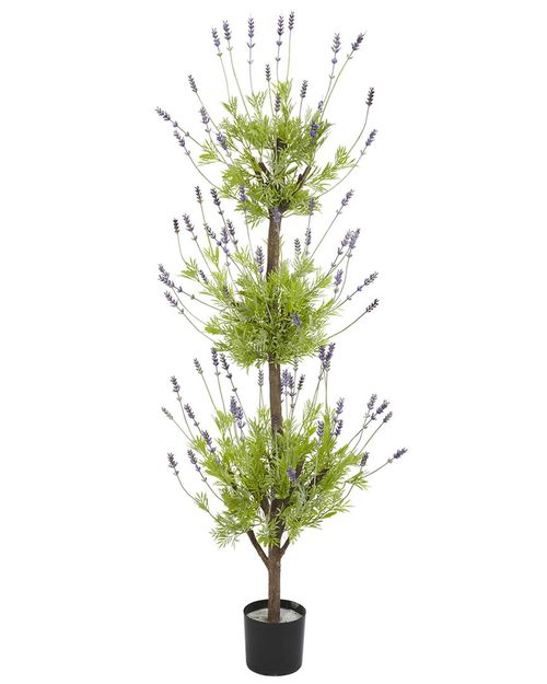 4ft Lavender Topiary Silk Tree