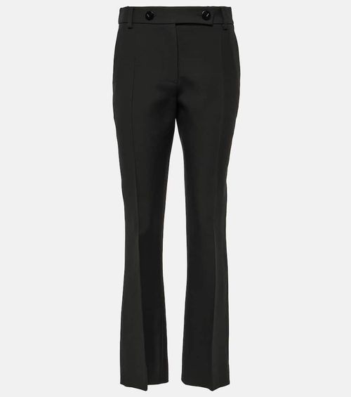 Crêpe Couture mid-rise slim pants