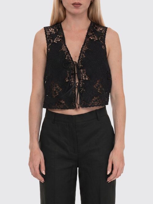 Top Woman color Black