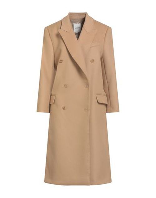 Woman Coat Camel Size 10 Wool, Polyamide