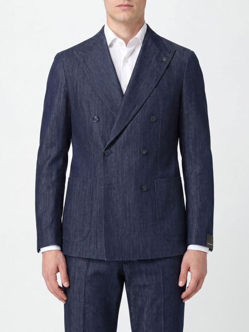 Blazer Men color Blue