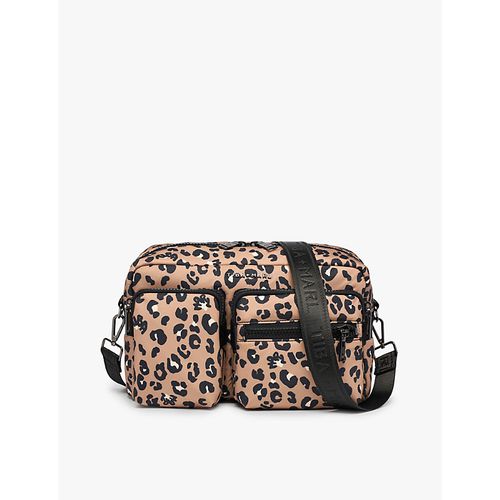 Neutral Leopard Axel Leopard-print Shell Changing bag 1SIZE