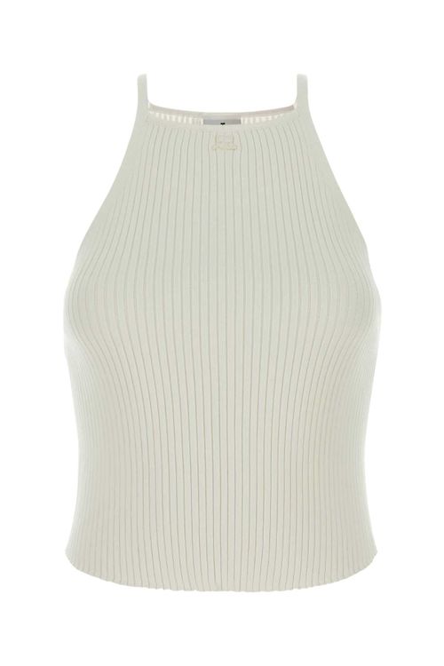 Knit Tank Top — White