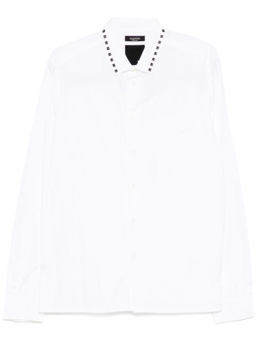 Rockstud detailing shirt - White