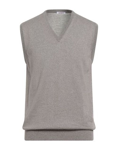 Man Sweater Taupe Size 48 Merino Wool