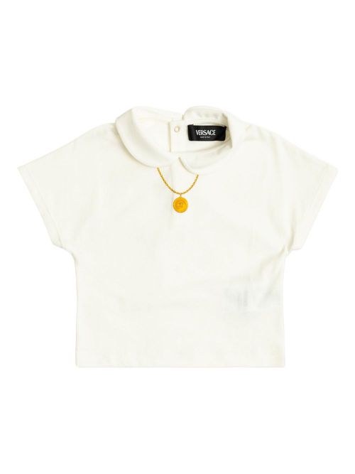 Versace Kids Medusa-print top - White