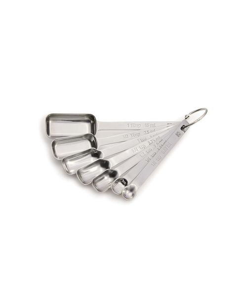 Spice 7-Piece Measuring Spoon Set - Silver