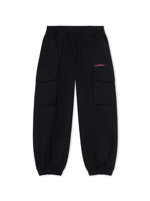 Diagonal Cango Cargo Logo Pants - Kids Girl's Accessories Black